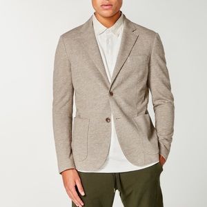 TWILL SLUB FRENCH TERRY SOFT BLAZER
